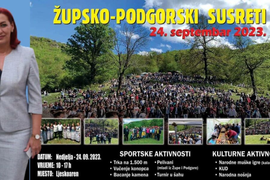 Emilija Redžepi poziva na proslavu Župsko-Podgorskih susreta Ljeskoaren 2023