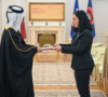 Osmani primila akreditive od katarskog ambasadora