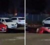 Rupa u Rimu progutala dva parkirana automobila