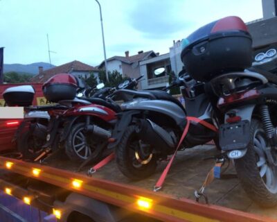 Policija je tokom vikenda u Peći zaplijenila 19 motocikala